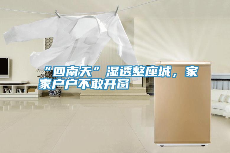 “回南天”濕透整座城，家家戶戶不敢開窗