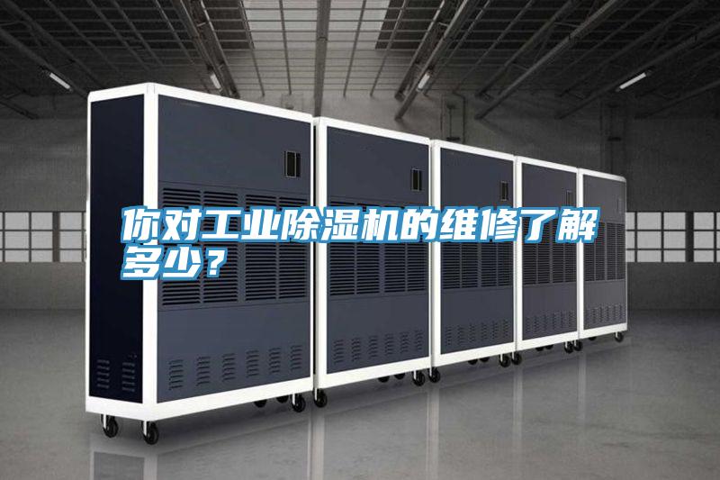 你對工業91看片软件大全的維修了解多少？