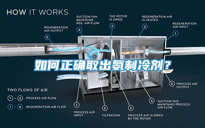 如何正確取出氨製冷劑？