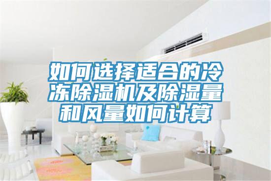如何選擇適合的冷凍91看片软件大全及除濕量和風量如何計算
