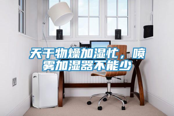 天幹物燥加濕忙，噴霧加濕器不能少