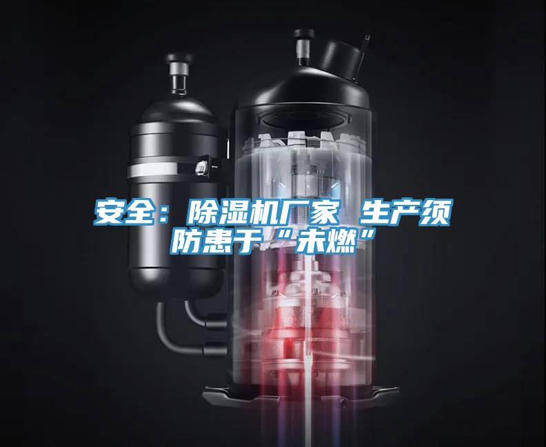 安全：91看片软件大全廠家 生產須防患於“未燃”