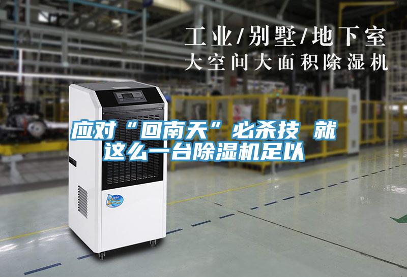 應對“回南天”必殺技 就這麽一台91看片软件大全足以
