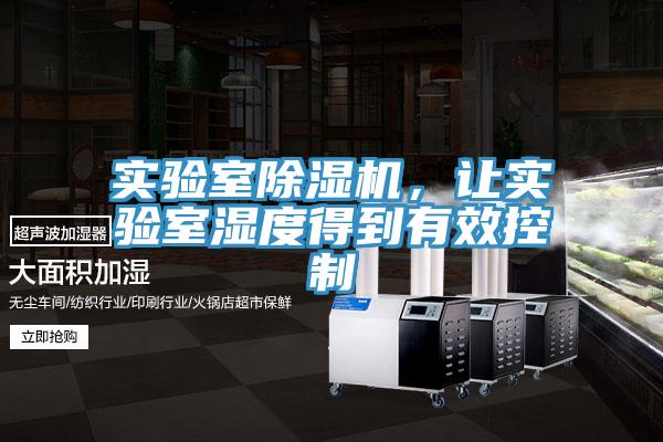 實驗室91看片软件大全，讓實驗室濕度得到有效控製