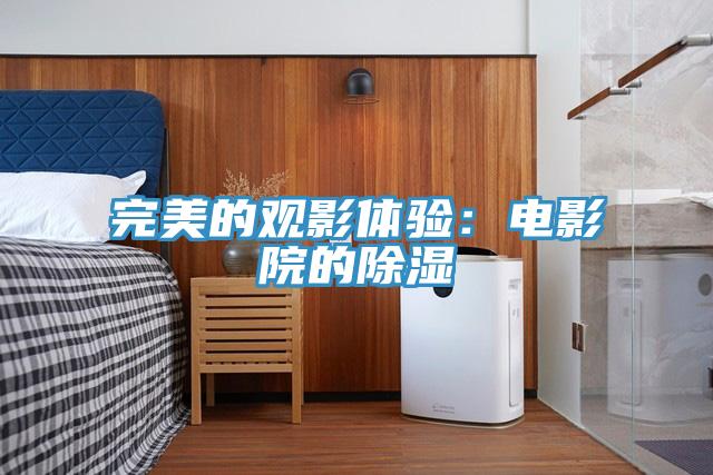 完美的觀影體驗：電影院的除濕