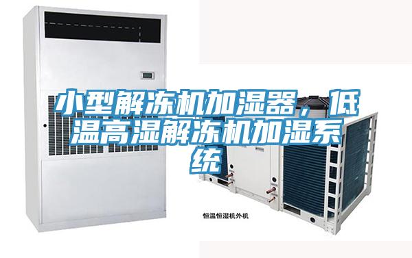 小型解凍機加濕器，低溫高濕解凍機加濕係統