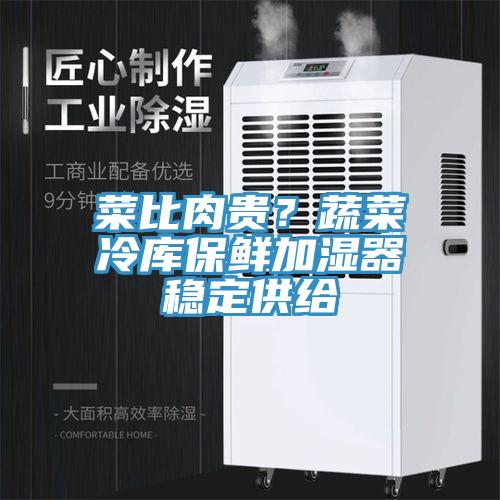 菜比肉貴？蔬菜冷庫保鮮加濕器穩定供給
