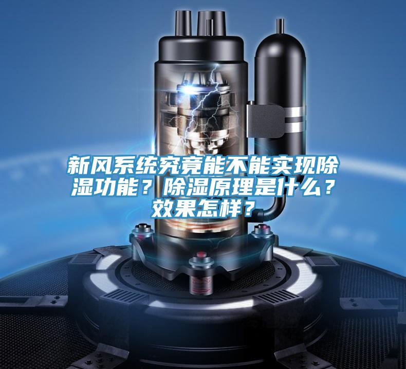 新風係統究竟能不能實現除濕功能？除濕原理是什麽？效果怎樣？