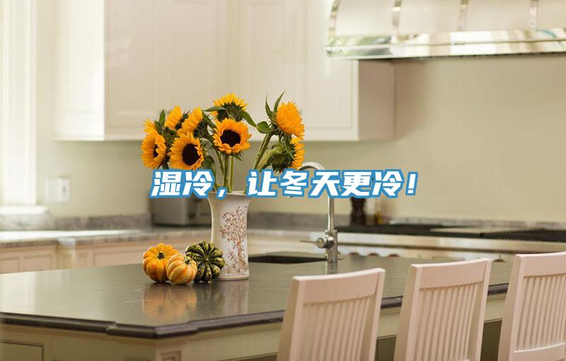 濕冷，讓冬天更冷！