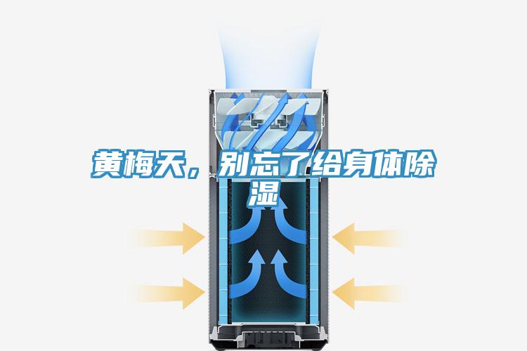 黃梅天，別忘了給身體除濕