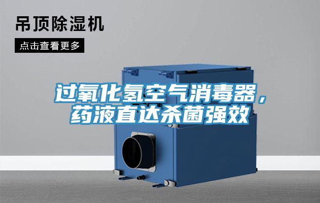 過氧化氫空氣消毒器，藥液直達殺菌強效