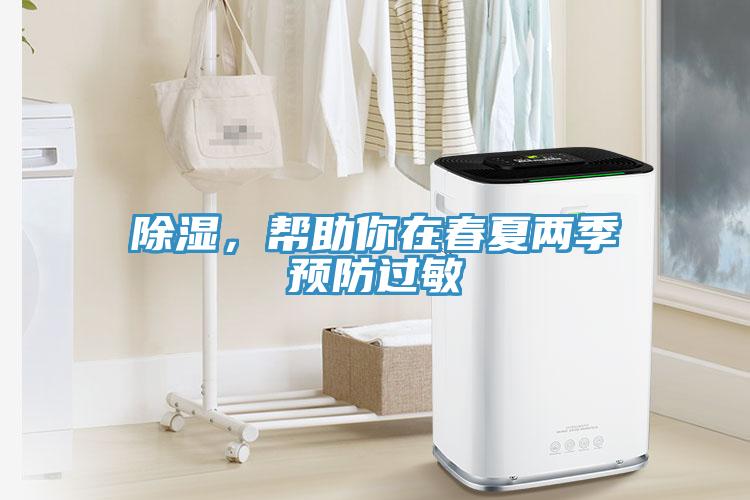 除濕，幫助你在春夏兩季預防過敏