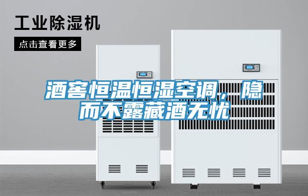 酒窖恒溫恒濕空調，隱而不露藏酒無憂