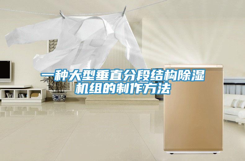 一種大型垂直分段結構91看片软件大全組的製作方法