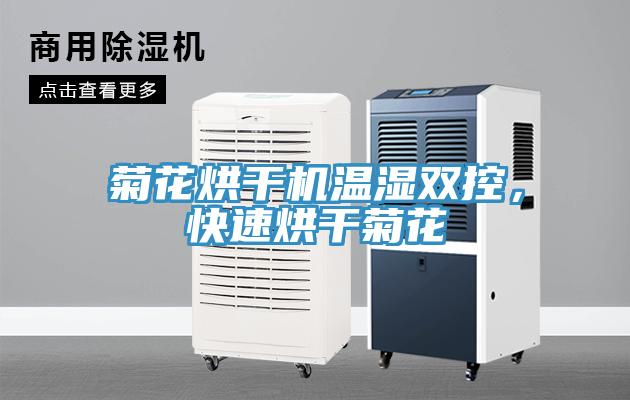 菊花烘幹機溫濕雙控，快速烘幹菊花