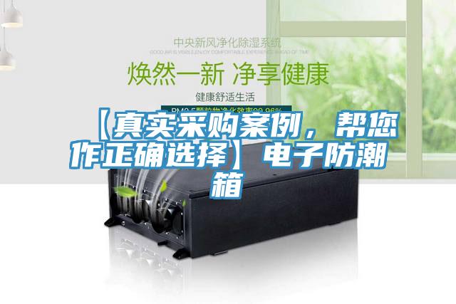 【真實采購案例，幫您作正確選擇】電子防潮箱