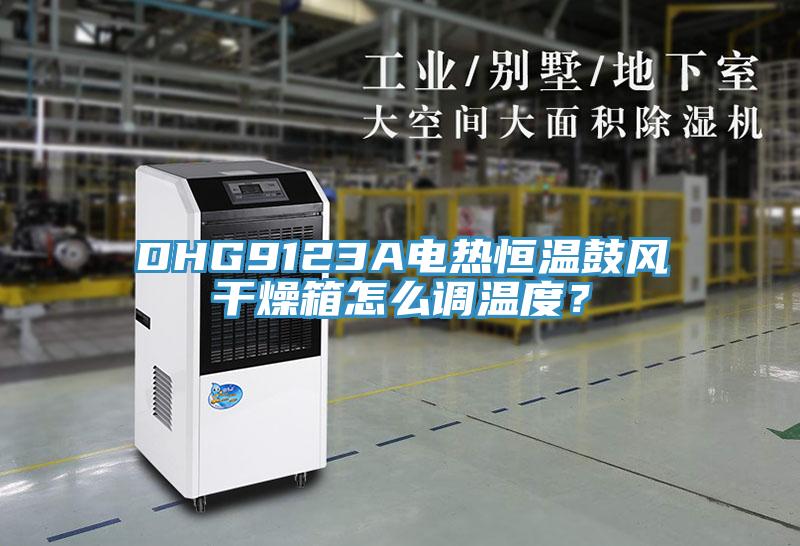 DHG9123A電熱恒溫鼓風幹燥箱怎麽調溫度？