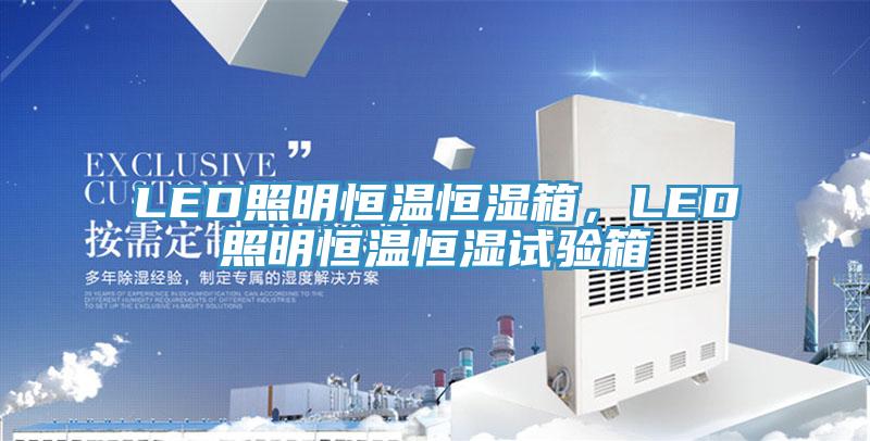 LED照明恒溫恒濕箱，LED照明恒溫恒濕試驗箱