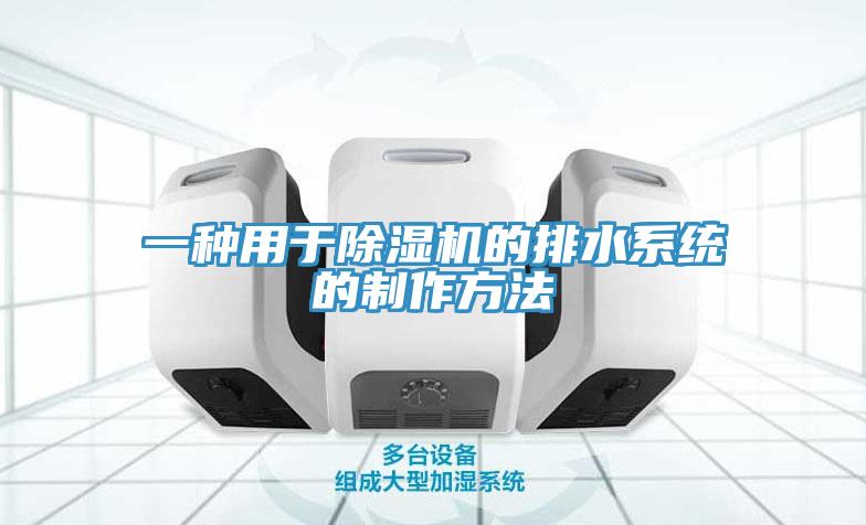 一種用於91看片软件大全的排水係統的製作方法
