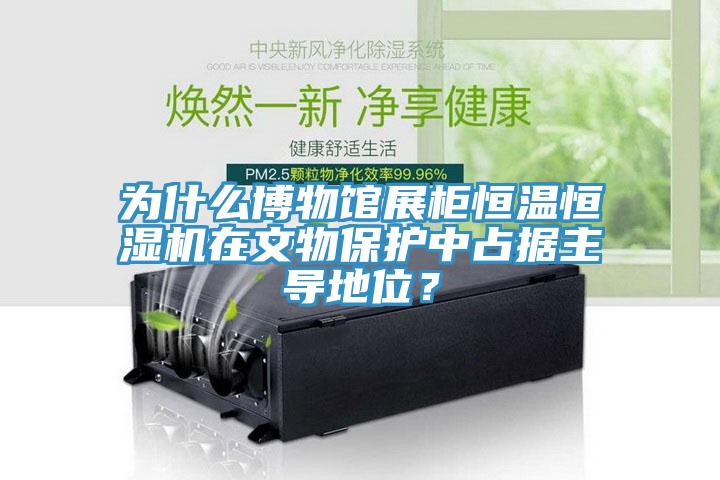 為什麽博物館展櫃恒溫恒濕機在文物保護中占據主導地位？