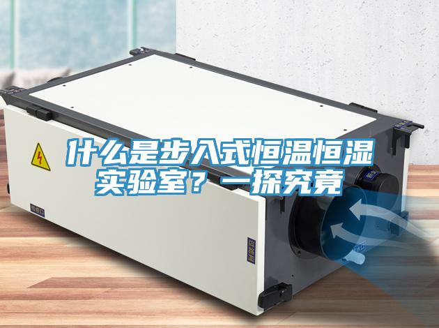 什麽是步入式恒溫恒濕實驗室？一探究竟