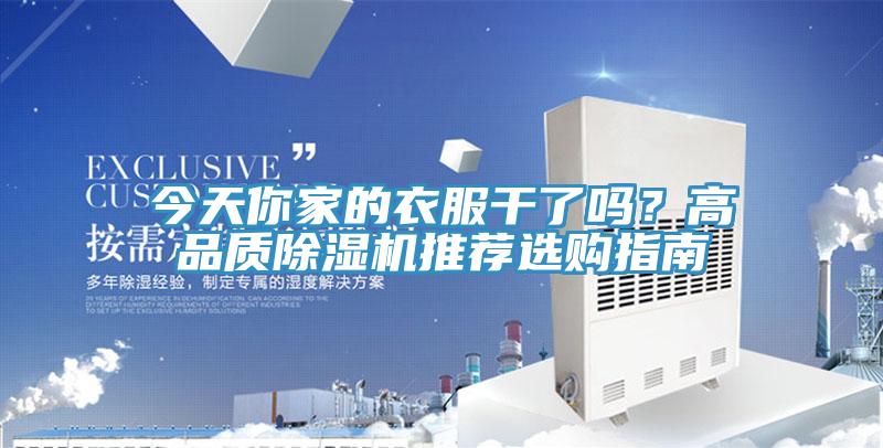 今天你家的衣服幹了嗎？高品質91看片软件大全推薦選購指南