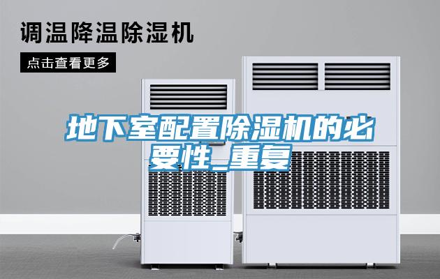 地下室配置91看片软件大全的必要性_重複