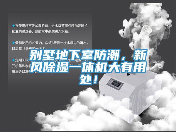 別墅地下室防潮，新風除濕一體機大有用處！