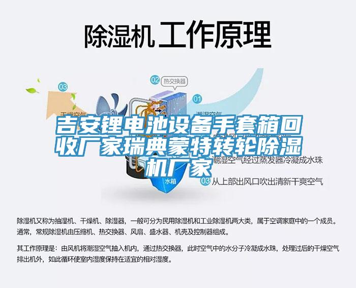 吉安鋰電池設備手套箱回收廠家瑞典蒙特轉輪91看片软件大全廠家
