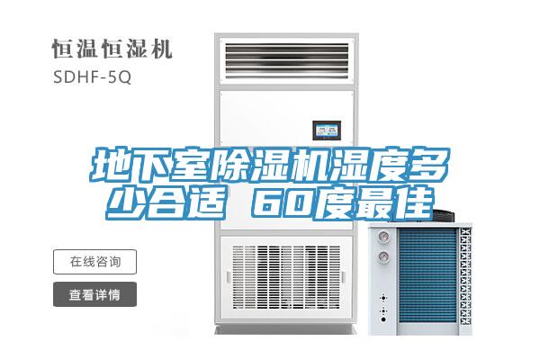 地下室91看片软件大全濕度多少合適 60度最佳