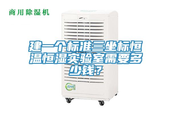 建一個標準三坐標恒溫恒濕實驗室需要多少錢？