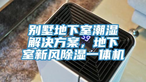 別墅地下室潮濕解決方案，地下室新風除濕一體機