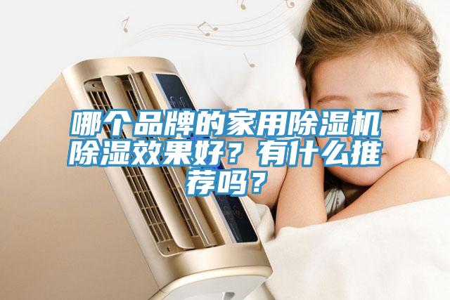 哪個品牌的家用91看片软件大全除濕效果好？有什麽推薦嗎？