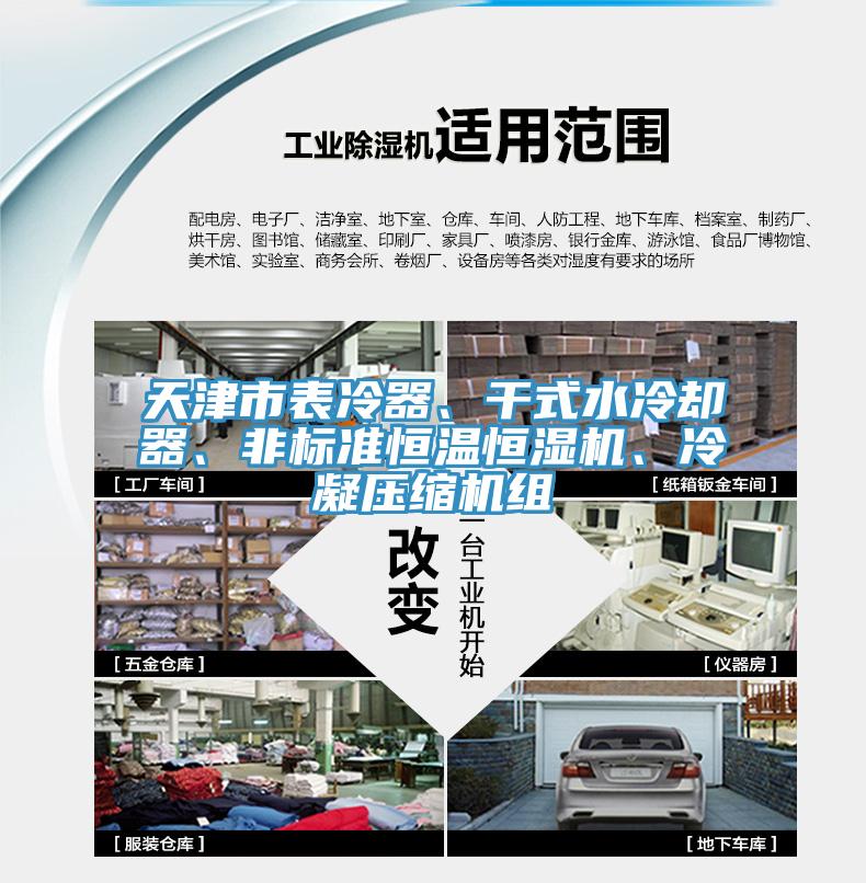 天津市表冷器、幹式水冷卻器、非標準恒溫恒濕機、冷凝壓縮機組