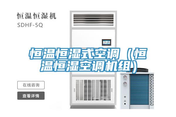 恒溫恒濕式空調（恒溫恒濕空調機組）