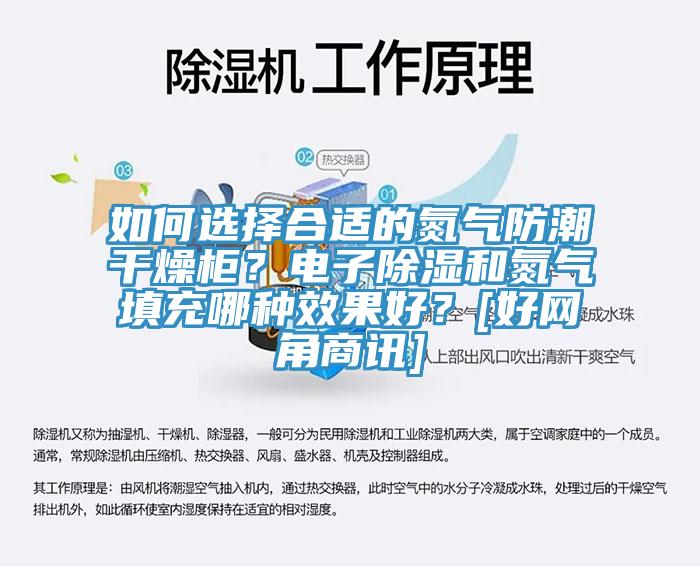 如何選擇合適的氮氣防潮幹燥櫃？電子除濕和氮氣填充哪種效果好？[好網角商訊]