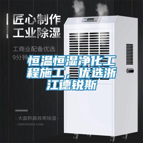 恒溫恒濕淨化工程施工，優選浙江德銳斯