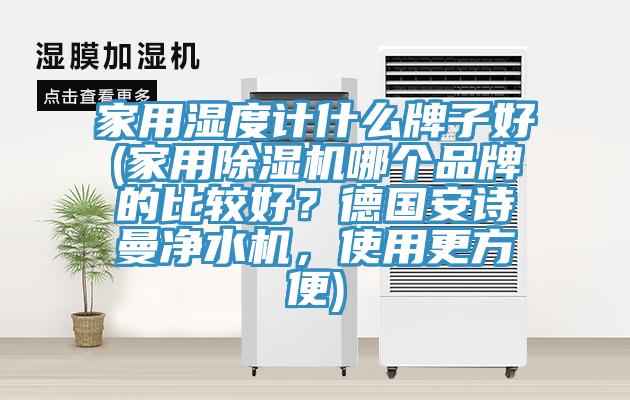 家用濕度計什麽牌子好(家用91看片软件大全哪個品牌的比較好？德國91AV手机看片淨水機，使用更方便)