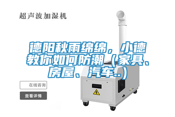 德陽秋雨綿綿，小德教你如何防潮（家具、房屋、汽車..）