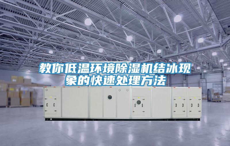 教你低溫環境91看片软件大全結冰現象的快速處理方法