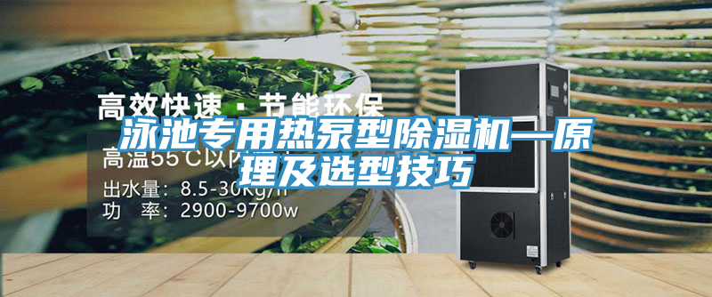 泳池專用熱泵型91看片软件大全—原理及選型技巧