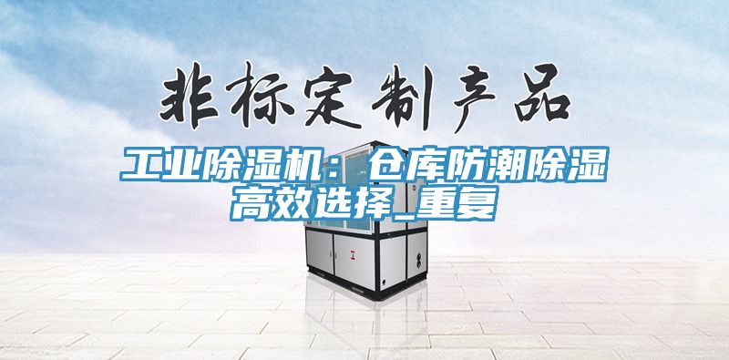 工業91看片软件大全：倉庫防潮除濕高效選擇_重複