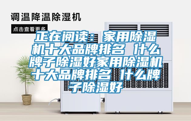 正在閱讀：家用91看片软件大全十大品牌排名 什麽牌子除濕好家用91看片软件大全十大品牌排名 什麽牌子除濕好
