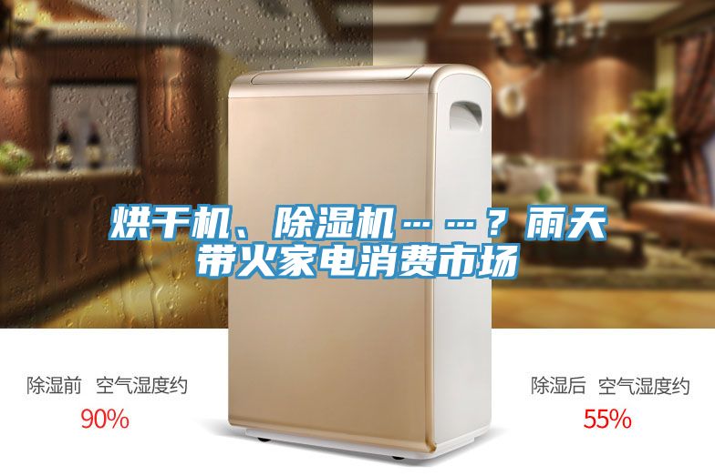 烘幹機、91看片软件大全……？雨天帶火家電消費市場