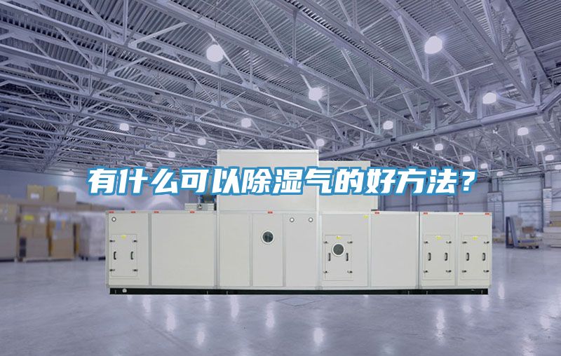 有什麽可以除濕氣的好方法？
