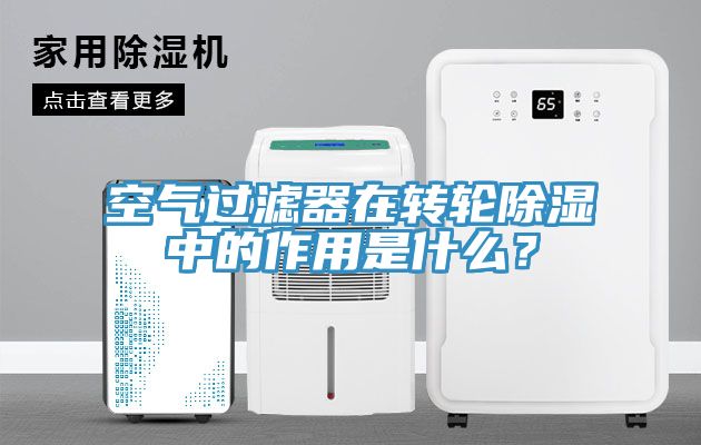 空氣過濾器在轉輪除濕中的作用是什麽？