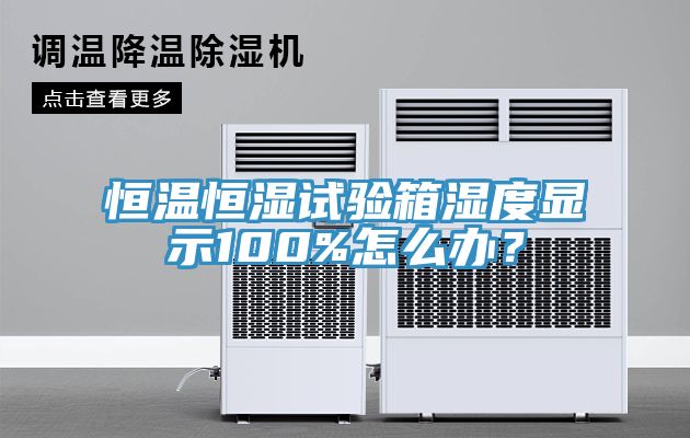 恒溫恒濕試驗箱濕度顯示100%怎麽辦？