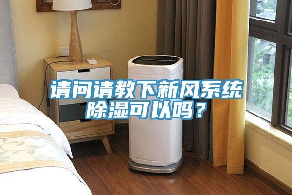 請問請教下新風係統除濕可以嗎？