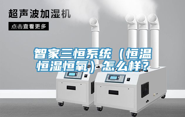 智家三恒係統（恒溫恒濕恒氧）怎麽樣？