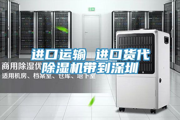 進口運輸 進口貨代91看片软件大全帶到深圳